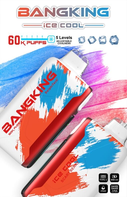 ❄️ Bang King Ice Cool 60000口 |5 段可調冰感 × 超強續航電子煙 - 图片 12