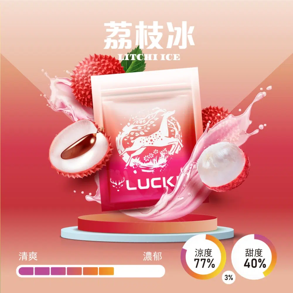 LUCKIN幸運電子菸彈|尼古丁濃度 3%|七彩LED發光霧化彈 - 图片 8