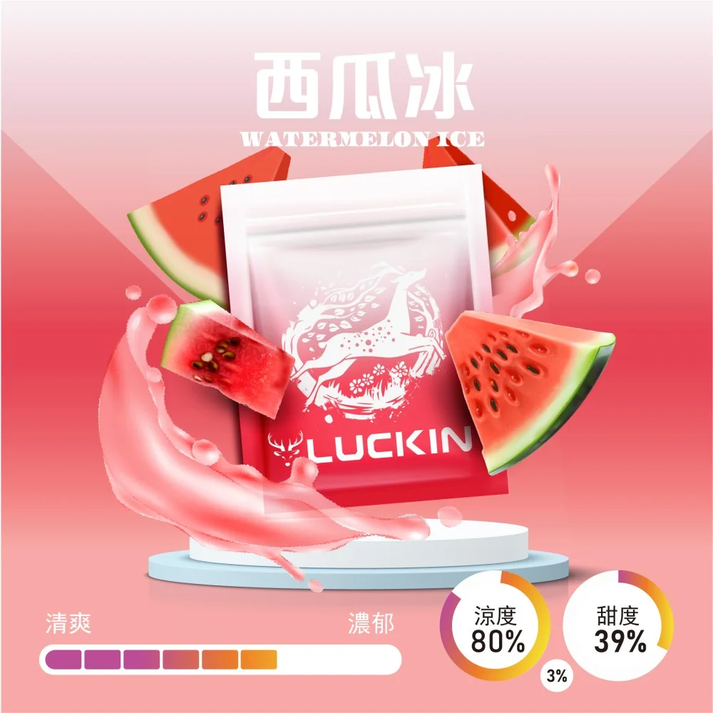 LUCKIN幸運電子菸彈|尼古丁濃度 3%|七彩LED發光霧化彈 - 图片 12