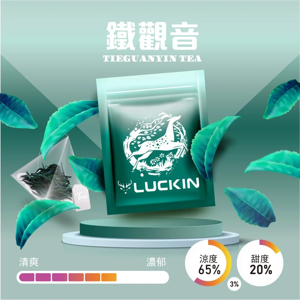 LUCKIN幸運電子菸彈|尼古丁濃度 3%|七彩LED發光霧化彈 - 图片 13