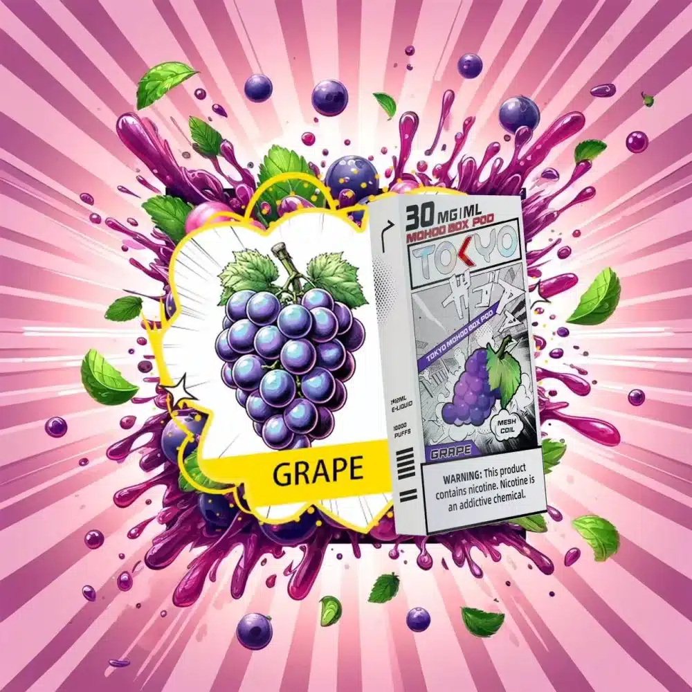 TOKYO MOHOO BOX 電子煙彈|買5盒送主機 | 尼古丁濃度 3mg / 6mg / 12mg