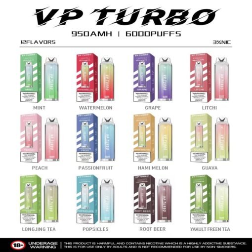 VP TURBO 6000口 拋棄式電子煙 - 图片 13
