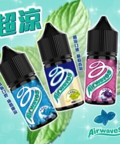 Airwaves 極酷薄荷口香糖小煙油 | 風暴級涼感 | 30ml大容量 | 30mg尼古丁鹽 | 多重果香