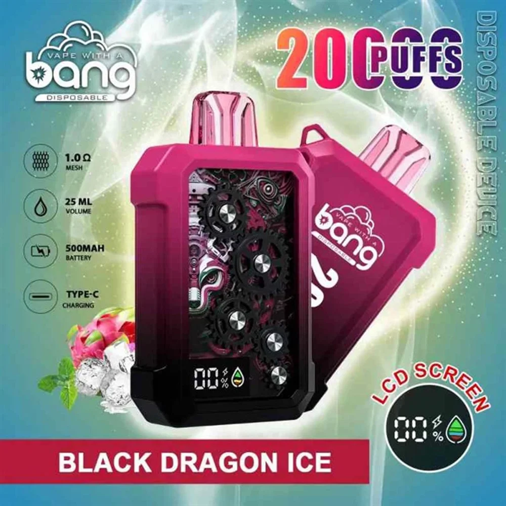 Bang Wheel 20000 Puffs 一次性電子煙|LCD螢幕顯示 × Type-C快充 × 25mL煙油 - 图片 2